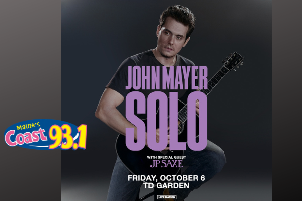 John Mayer returns solo to TD Garden this fall and Coast has your tickets before you can buy them!