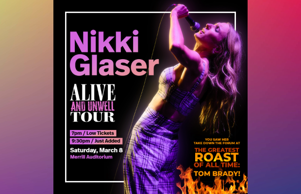 Nikki Glaser at Merrill Auditorium!