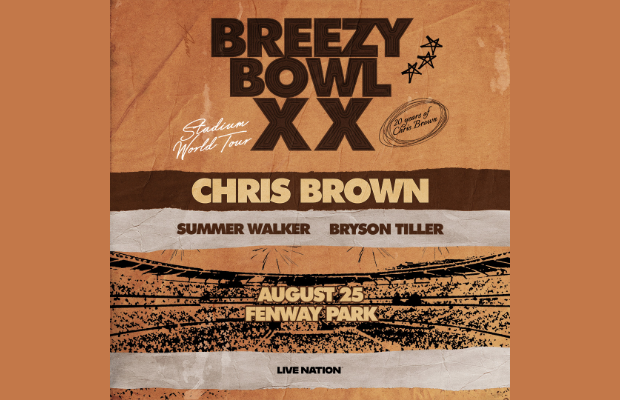 Chris Brown at Fenway!