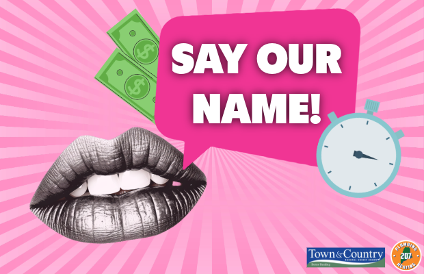 Say Our Name…and Win Some Cash! Say Our Name…and Win Some Cash!